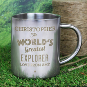 Personalised 'The World's Greatest' Stainless Steel Mug