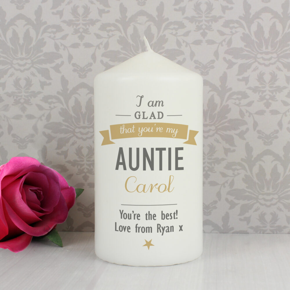 Personalised I Am Glad... Candle